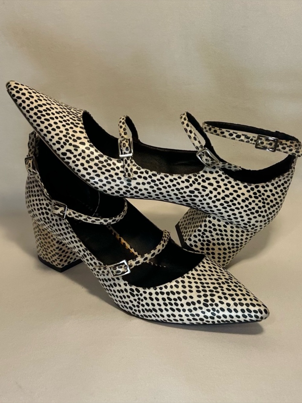 Topshop, Jolene, block heel shoe, (9.5)